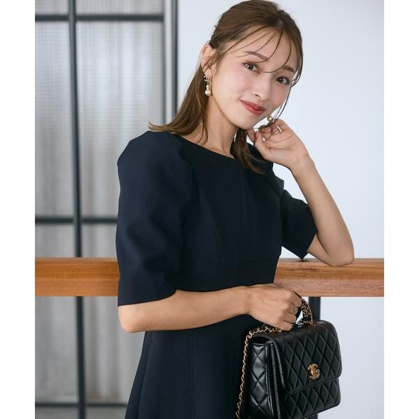 マーリエ ル カセット（Maglie le cassetto）/《M Maglie le cassetto×吉田理紗》クチュールシルエットワンピース