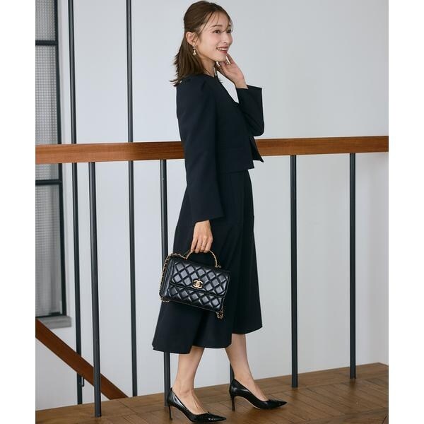 マーリエ ル カセット（Maglie le cassetto）/《M Maglie le cassetto×吉田理紗》クチュールシルエットワンピース