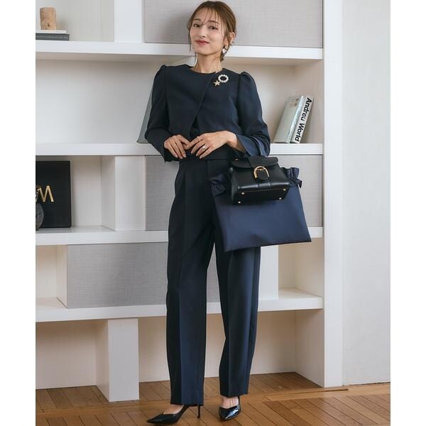 マーリエ ル カセット（Maglie le cassetto）/《M Maglie le cassetto×吉田理紗》アシメショートジャケット