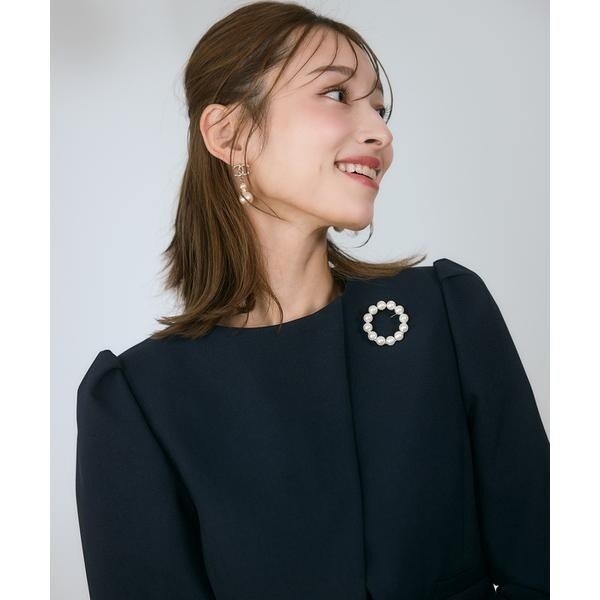 マーリエ ル カセット（Maglie le cassetto）/《M Maglie le cassetto×吉田理紗》アシメショートジャケット