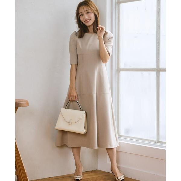 マーリエ ル カセット（Maglie le cassetto）/《M Maglie le cassetto×吉田理紗》クチュールシルエットワンピース