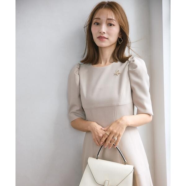 マーリエ ル カセット（Maglie le cassetto）/《M Maglie le cassetto×吉田理紗》クチュールシルエットワンピース