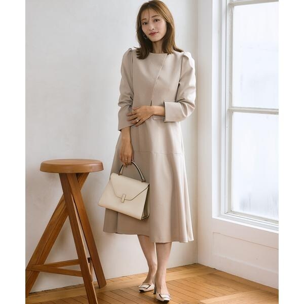 マーリエ ル カセット（Maglie le cassetto）/《M Maglie le cassetto×吉田理紗》クチュールシルエットワンピース