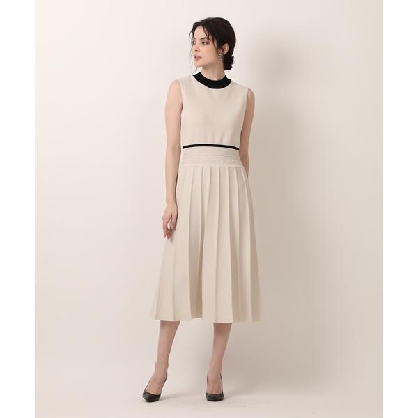 マーリエ ル カセット（Maglie le cassetto）/《M Maglie le cassetto》バイカラーニットワンピース