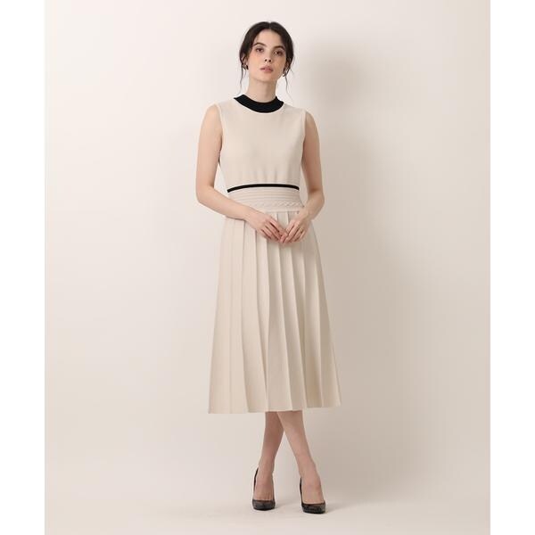 マーリエ ル カセット（Maglie le cassetto）/《M Maglie le cassetto》バイカラーニットワンピース