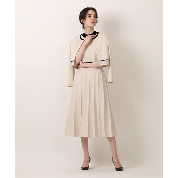 マーリエ ル カセット（Maglie le cassetto）/《M Maglie le cassetto》バイカラーボレロカーディガン