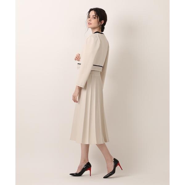 マーリエ ル カセット（Maglie le cassetto）/《M Maglie le cassetto》バイカラーボレロカーディガン