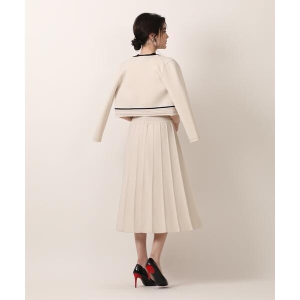 マーリエ ル カセット（Maglie le cassetto）/《M Maglie le cassetto》バイカラーボレロカーディガン