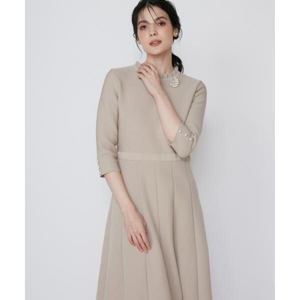 マーリエ ル カセット（Maglie le cassetto）/上品フリルニットワンピースの通販は 28,512円