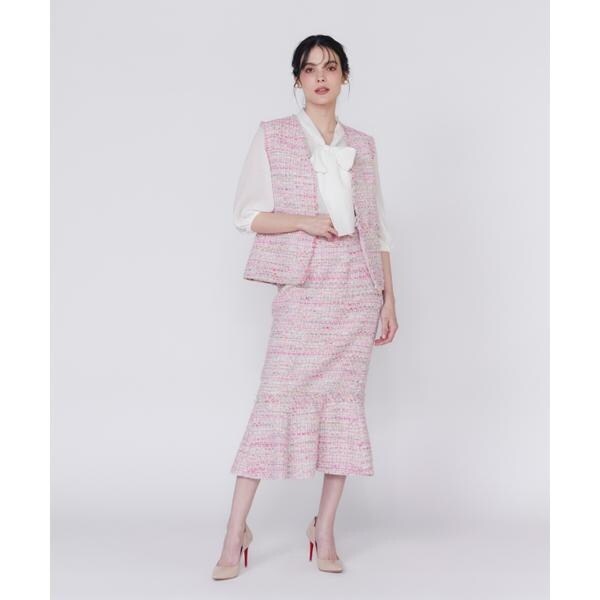 マーリエ ル カセット（Maglie le cassetto）/《M Maglie le cassetto》ツイードマーメイドスカート