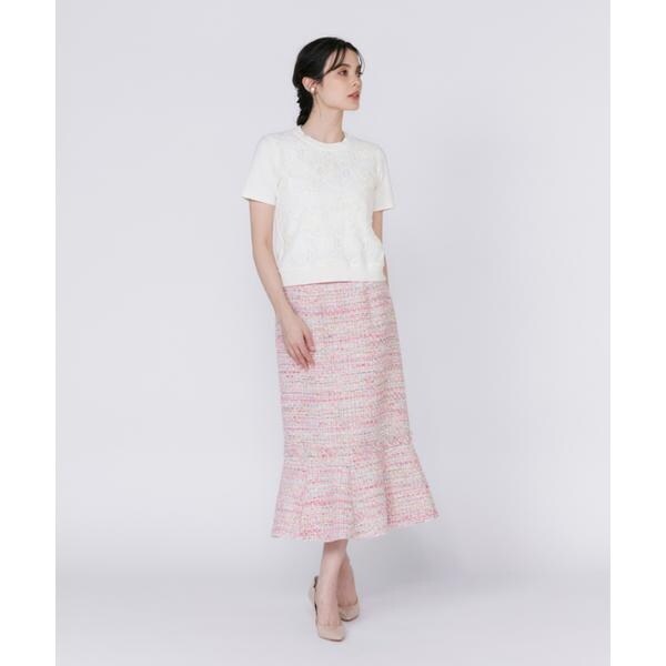 マーリエ ル カセット（Maglie le cassetto）/《M Maglie le cassetto》ツイードマーメイドスカート