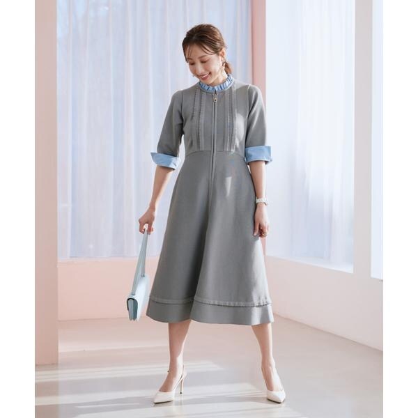 マーリエ ル カセット（Maglie le cassetto）/《M Maglie le cassetto×冨張愛》“纏うだけで叶う” 品格ドッキングワンピー