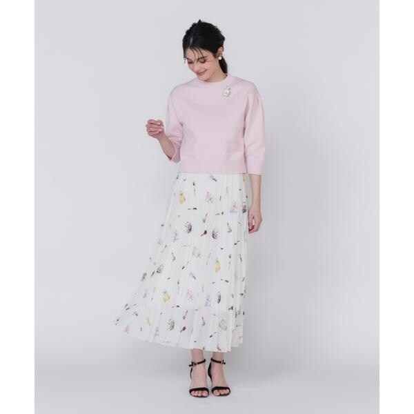 マーリエ ル カセット（Maglie le cassetto）/コスメプリーツスカート《Viscotecs》