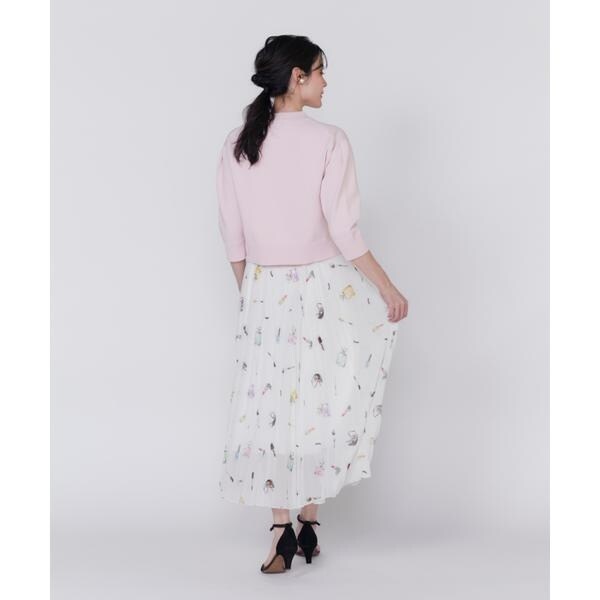 マーリエ ル カセット（Maglie le cassetto）/コスメプリーツスカート《Viscotecs》