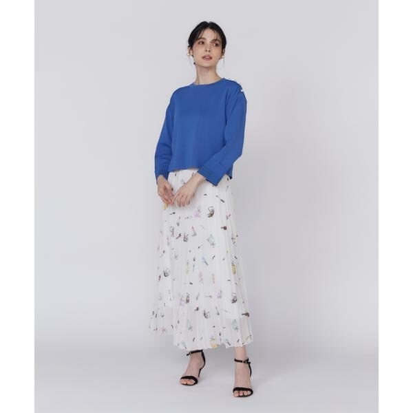 マーリエ ル カセット（Maglie le cassetto）/コスメプリーツスカート《Viscotecs》