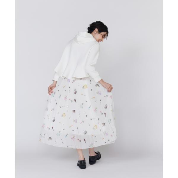 マーリエ ル カセット（Maglie le cassetto）/コスメプリーツスカート《Viscotecs》