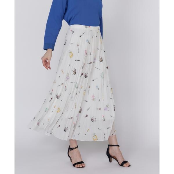 マーリエ ル カセット（Maglie le cassetto）/コスメプリーツスカート《Viscotecs》