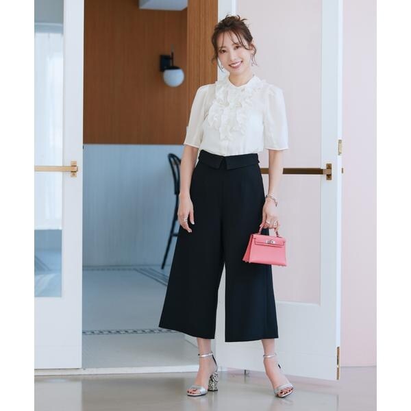 マーリエ ル カセット（Maglie le cassetto）/《M Maglie le cassetto×冨張愛》“フリリッシュ” シアーブラウス