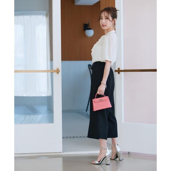 マーリエ ル カセット（Maglie le cassetto）/《M Maglie le cassetto×冨張愛》“フリリッシュ” シアーブラウス