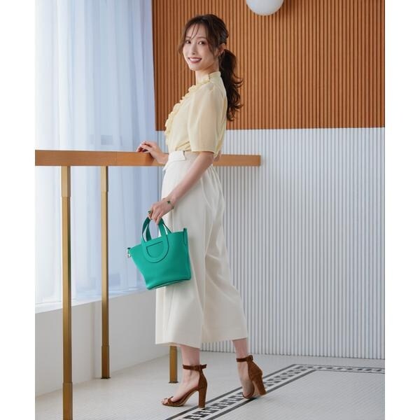 マーリエ ル カセット（Maglie le cassetto）/《M Maglie le cassetto×冨張愛》“フリリッシュ” シアーブラウス