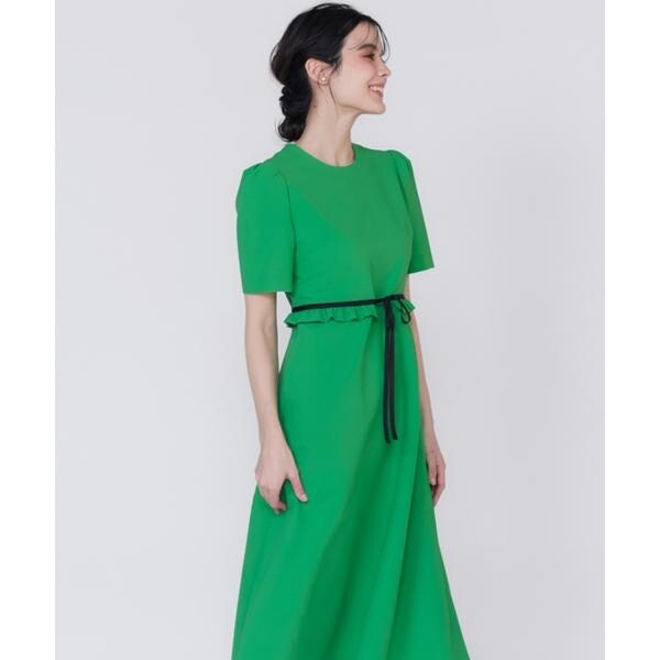 マーリエ ル カセット（Maglie le cassetto）/ウエストフリルワンピース