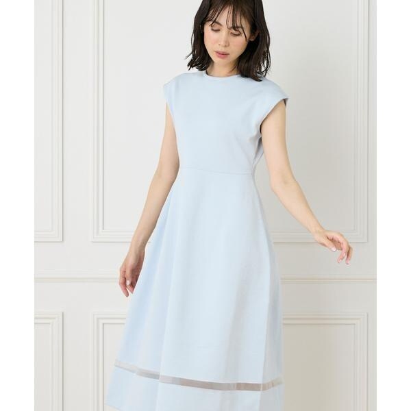 マーリエ ル カセット（Maglie le cassetto）/《M Maglie le cassetto》シアーラインニットワンピース