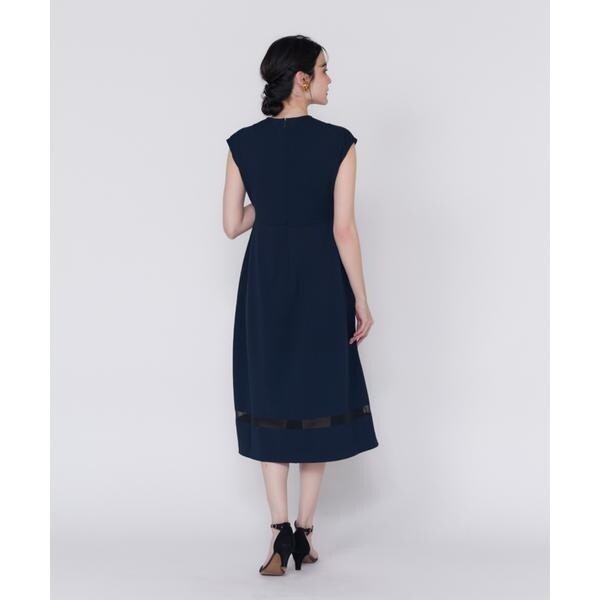 マーリエ ル カセット（Maglie le cassetto）/《M Maglie le cassetto》シアーラインニットワンピース