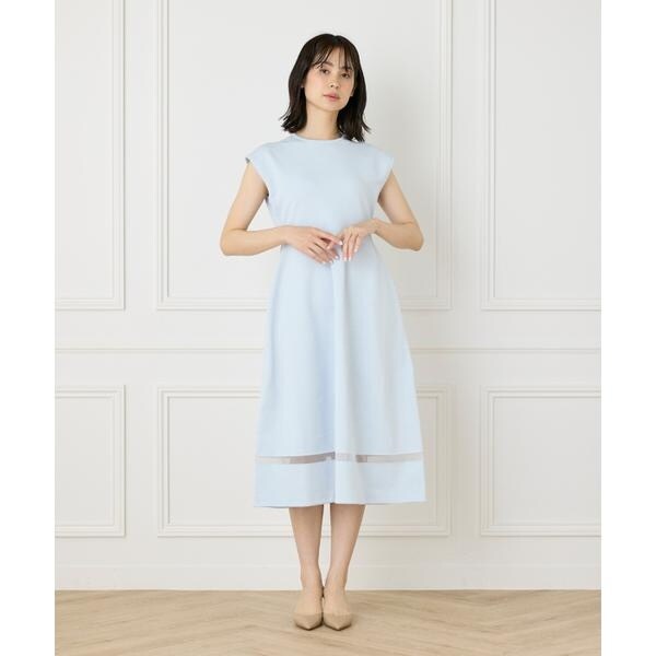 マーリエ ル カセット（Maglie le cassetto）/《M Maglie le cassetto》シアーラインニットワンピース