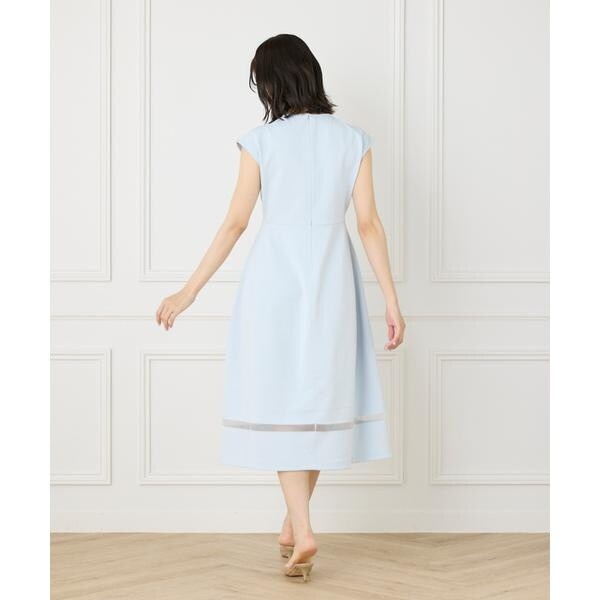 マーリエ ル カセット（Maglie le cassetto）/《M Maglie le cassetto》シアーラインニットワンピース