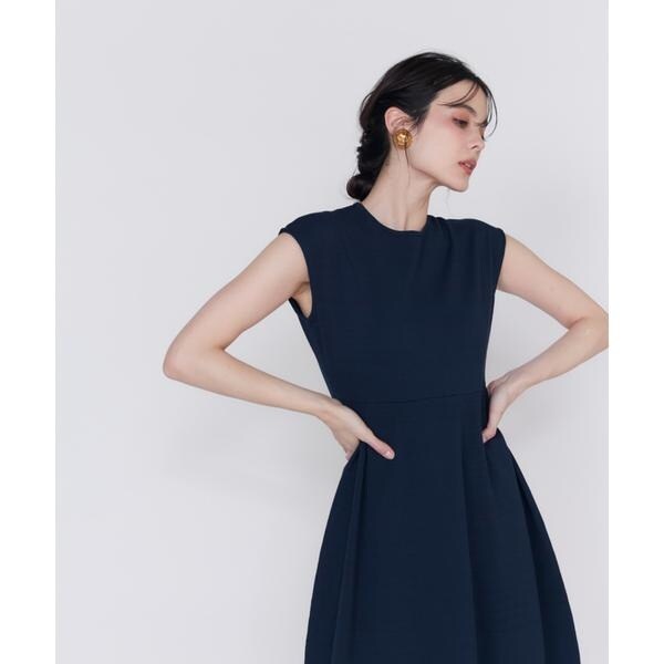 マーリエ ル カセット（Maglie le cassetto）/《M Maglie le cassetto》シアーラインニットワンピース