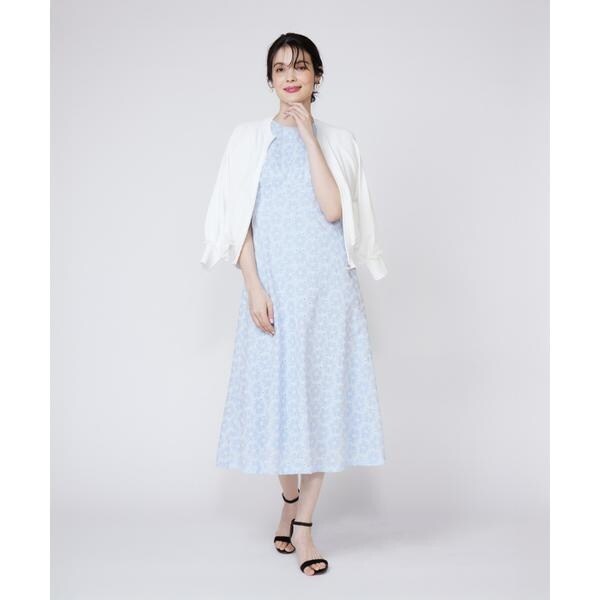 マーリエ ル カセット（Maglie le cassetto）/《大きいサイズ》フリルスリーブジップカーディガン