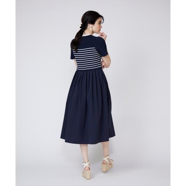 マーリエ ル カセット（Maglie le cassetto）/《WEB限定》リブドッキングワンピース