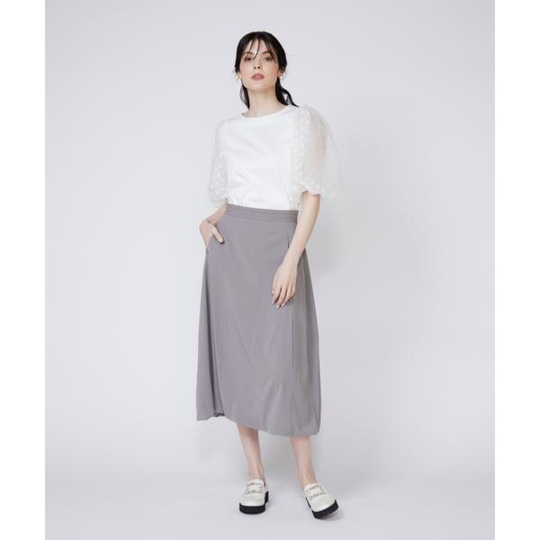 マーリエ ル カセット（Maglie le cassetto）/《プラスサイズ》セミバルーンスカート
