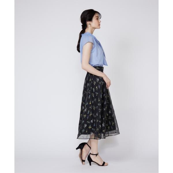 マーリエ ル カセット（Maglie le cassetto）/《大きいサイズ》アシンメトリーシアーカットソー