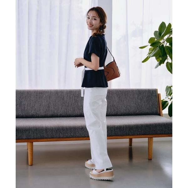 マーリエ ル カセット（Maglie le cassetto）/《M Maglie le cassetto×吉田理紗》快適セミワイドパンツ