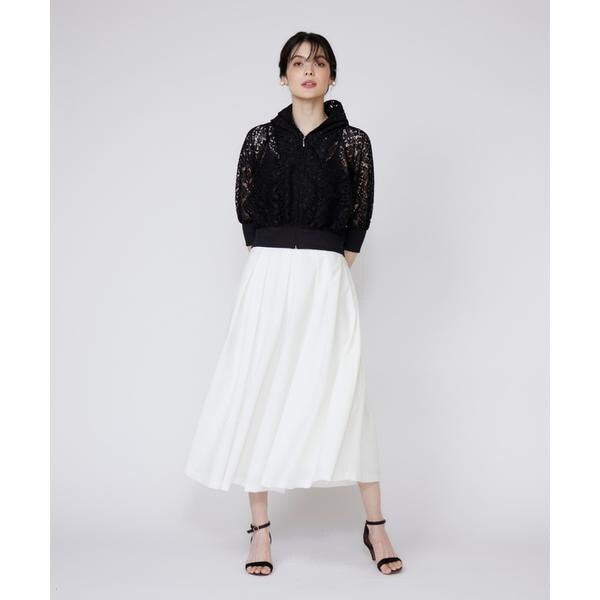 マーリエ ル カセット（Maglie le cassetto）/《大きいサイズ》レースパーカー