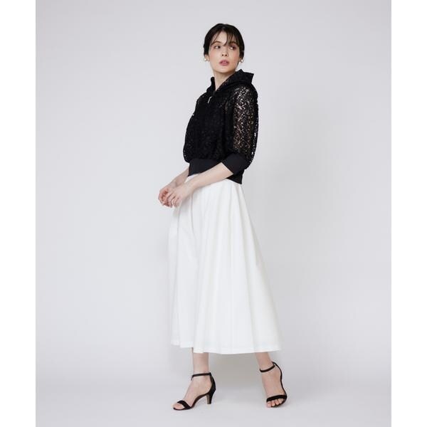 マーリエ ル カセット（Maglie le cassetto）/《大きいサイズ》レースパーカー