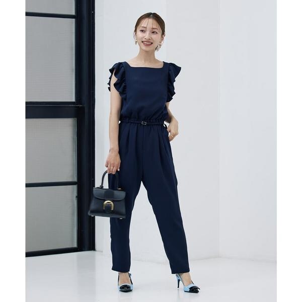 マーリエ ル カセット（Maglie le cassetto）/《M Maglie le cassetto×吉田理紗》大人の甘辛サロペット