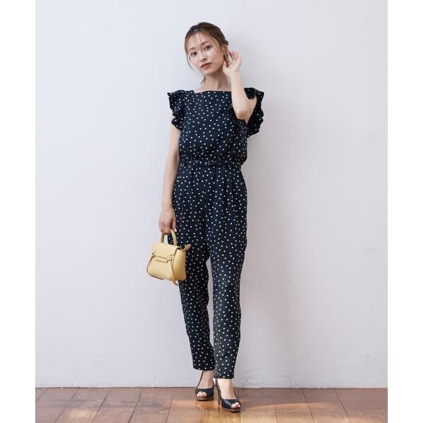 マーリエ ル カセット（Maglie le cassetto）/《M Maglie le cassetto×吉田理紗》大人の甘辛サロペット