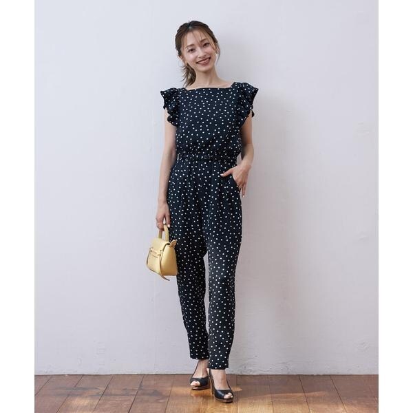 マーリエ ル カセット（Maglie le cassetto）/《M Maglie le cassetto×吉田理紗》大人の甘辛サロペット