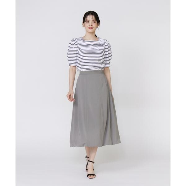 マーリエ ル カセット（Maglie le cassetto）/《大きいサイズ》袖パールカットソー