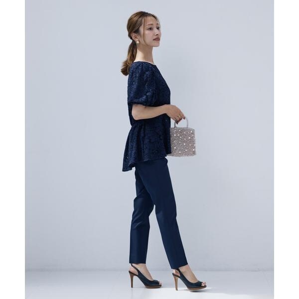 マーリエ ル カセット（Maglie le cassetto）/《M Maglie le cassetto×吉田理紗》美シルエットテーパードパンツ