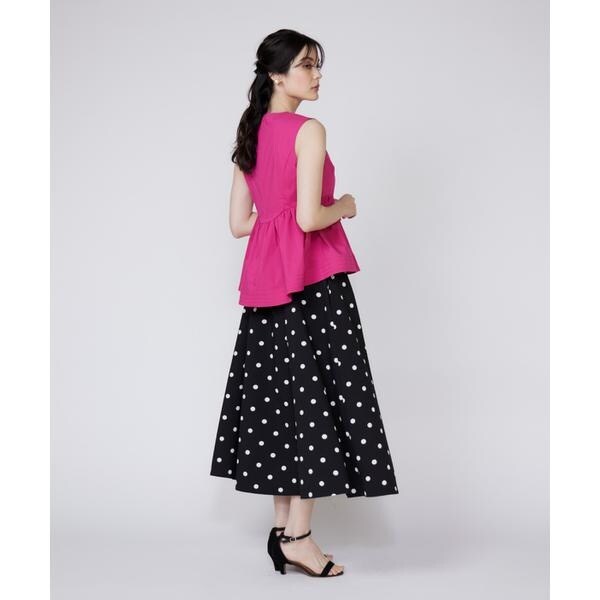 マーリエ ル カセット（Maglie le cassetto）/《大きいサイズ》ボリュームタックスカート