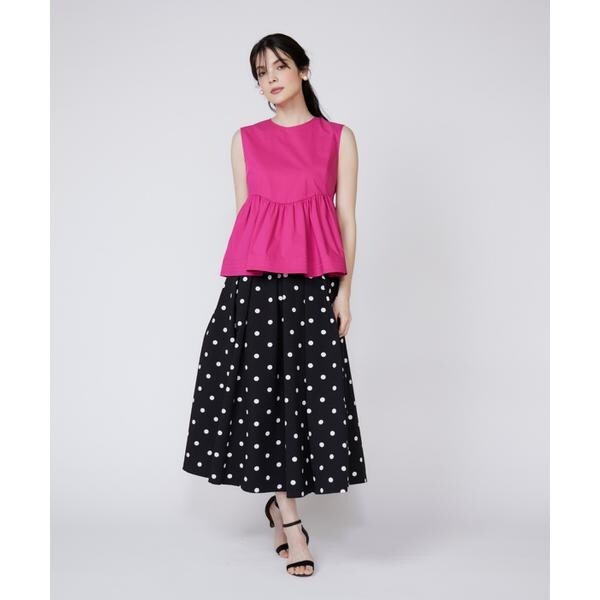 マーリエ ル カセット（Maglie le cassetto）/《大きいサイズ》ボリュームタックスカート