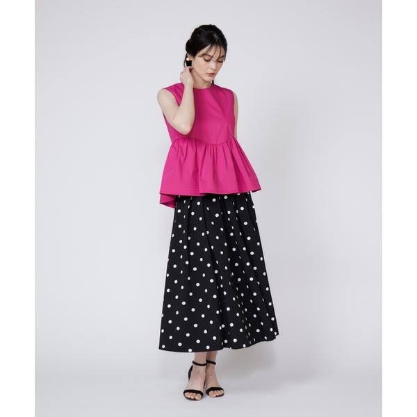 マーリエ ル カセット（Maglie le cassetto）/《大きいサイズ》ボリュームタックスカート