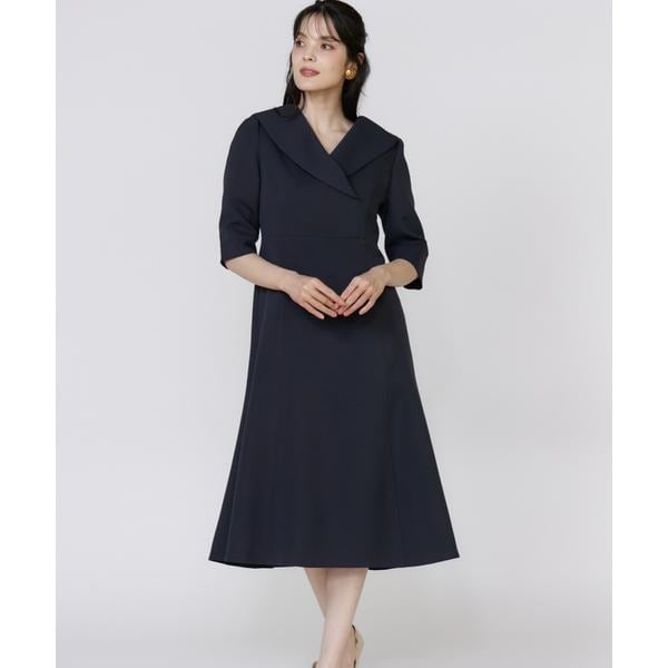 マーリエ ル カセット（Maglie le cassetto）/《M Maglie le cassetto》ショールカラーワンピース