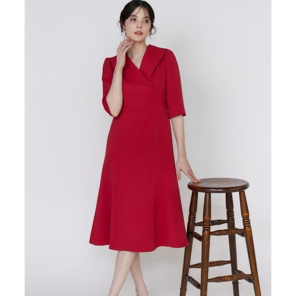 マーリエ ル カセット（Maglie le cassetto）/《M Maglie le cassetto》ショールカラーワンピース