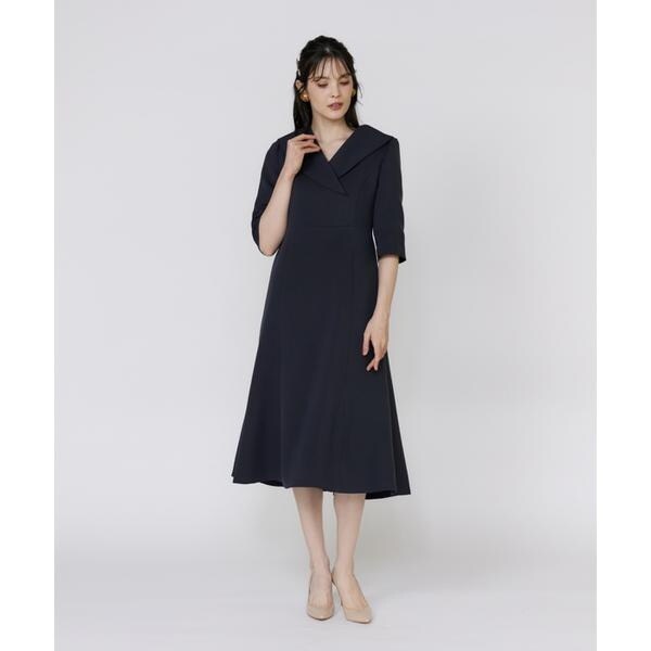 マーリエ ル カセット（Maglie le cassetto）/《M Maglie le cassetto》ショールカラーワンピース