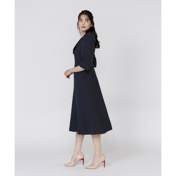 マーリエ ル カセット（Maglie le cassetto）/《M Maglie le cassetto》ショールカラーワンピース