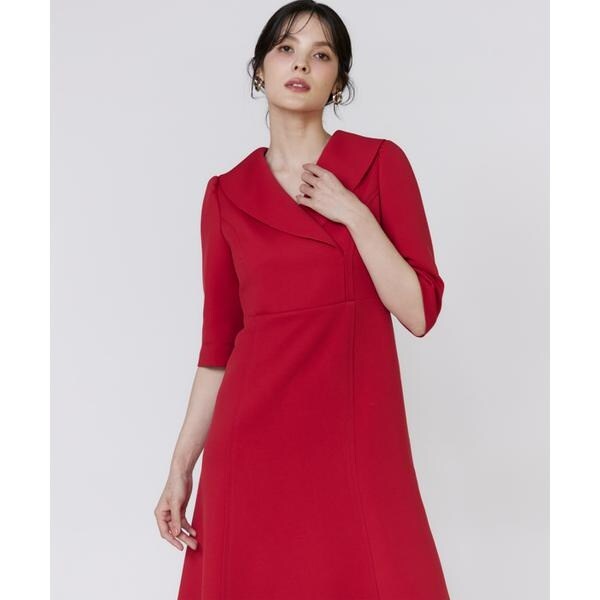 マーリエ ル カセット（Maglie le cassetto）/《M Maglie le cassetto》ショールカラーワンピース